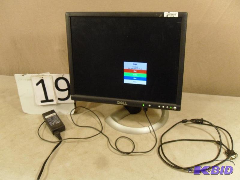 lot 19 image: Dell 20" flat panel computer monitor wit...