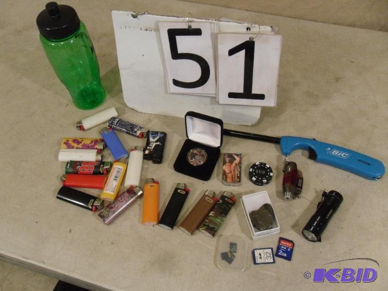 lot 51 image: Assorted lighters (handful were tested and wo...