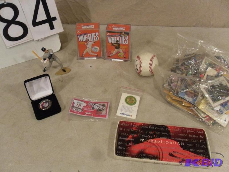 lot 84 image: Lot of Assorted Sports Memorabilia. Michael J...