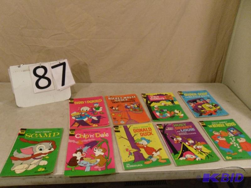 lot 87 image: Lot of 9 Old Comics....