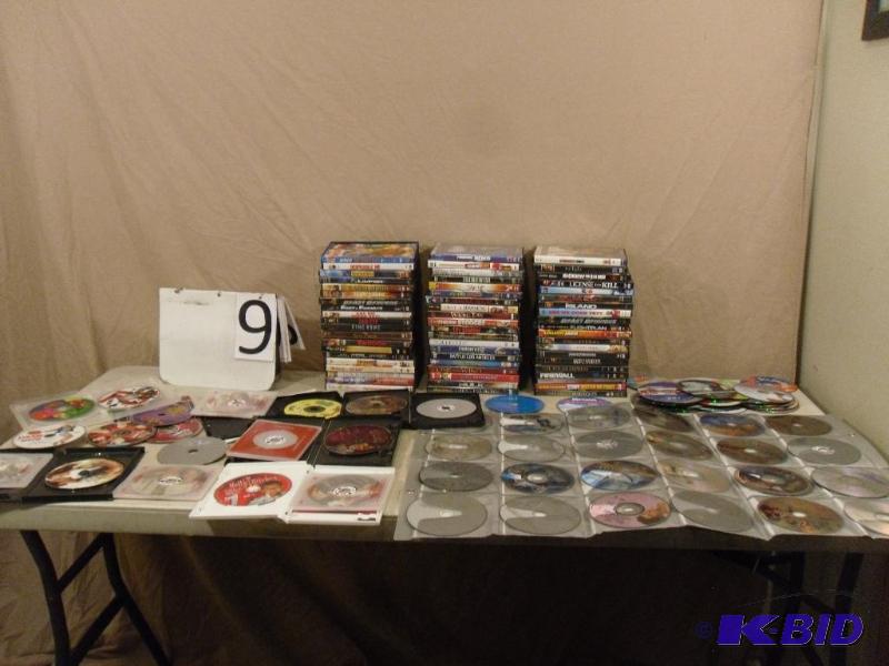 lot 9 image: Large Lot of Assorted DVDS. Over 125. Some ma...