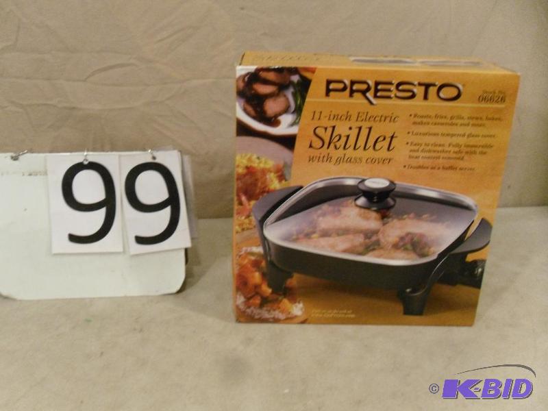 lot 99 image: NEW Presto 11" Electric Skillet....