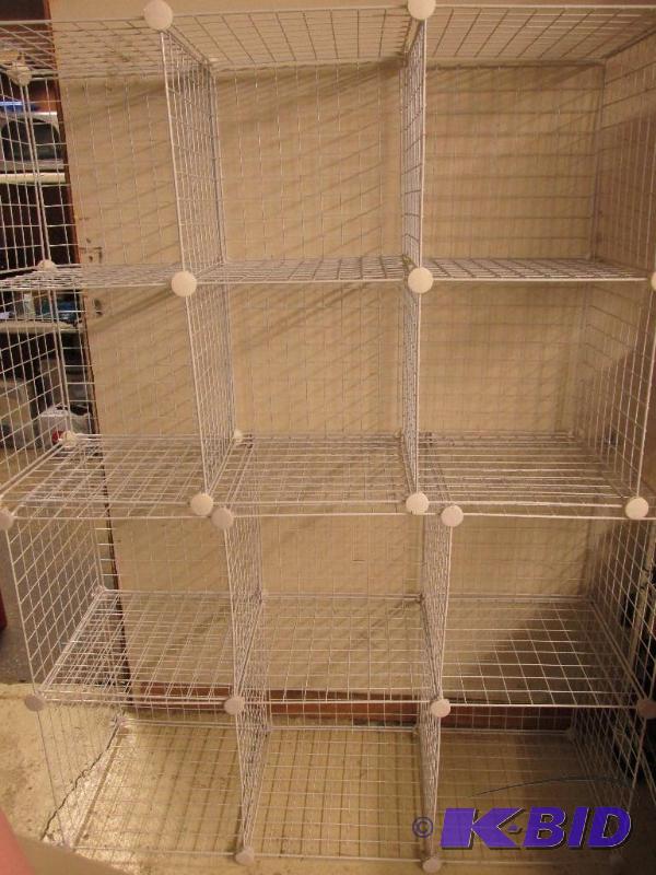 lot 44 image: Put Together Shelving - Wire Racks