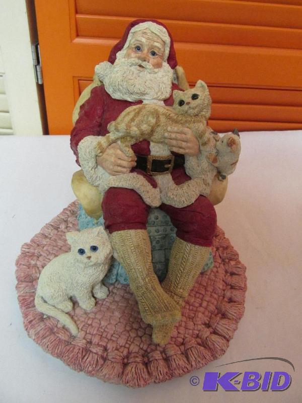 lot 55 image: Santa Resting with the Kitties
