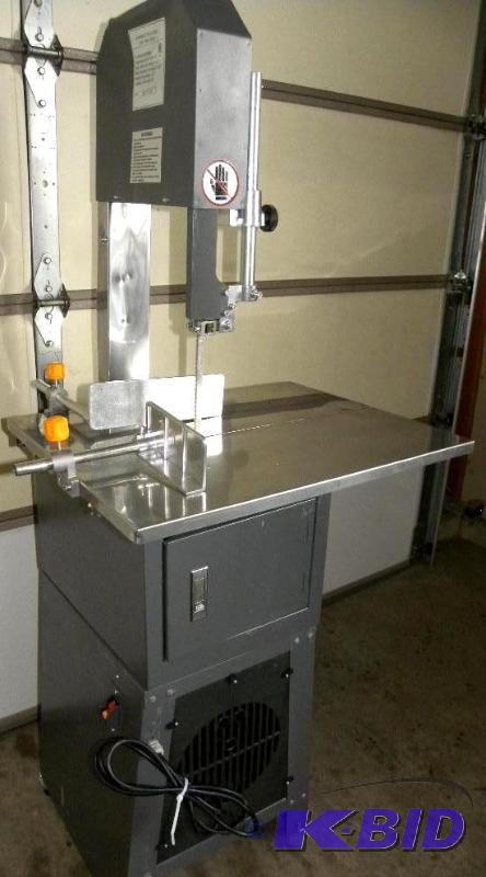 Meat Cutting Band Saw with built in Grinder, ...