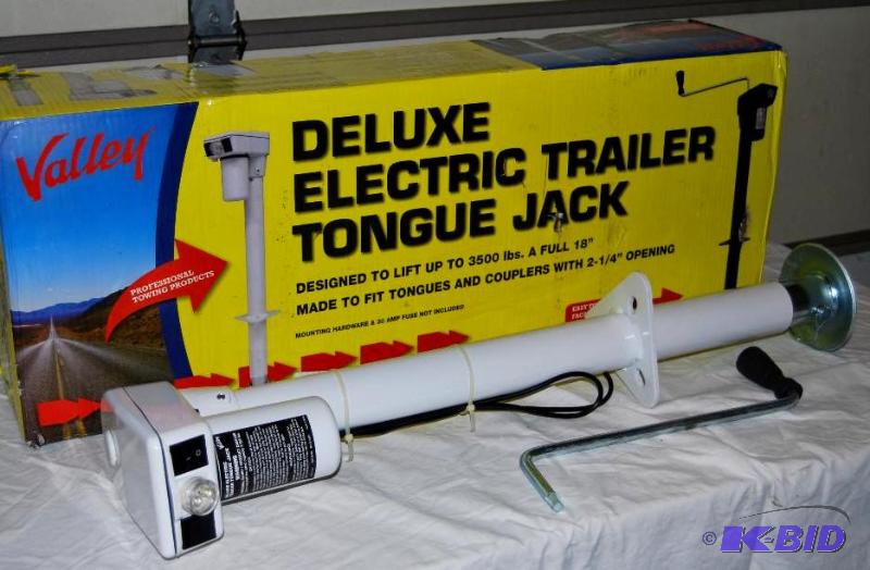 Valley Deluxe Electric Trailer Jack, for load...