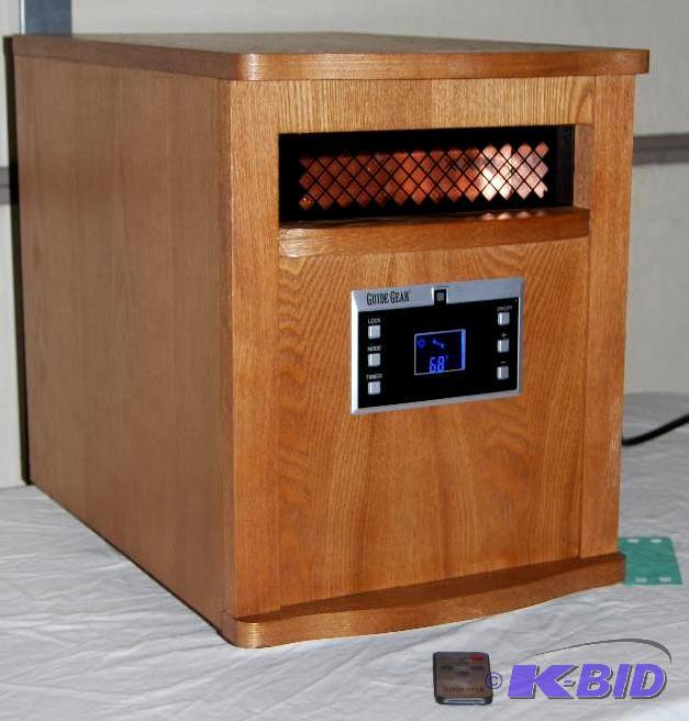 1500W Infrared Heater, all wood cabinet, 6 in...