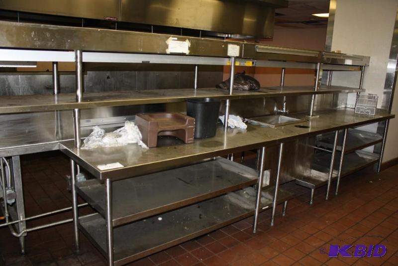 lot 1005 image: NSF Approved Stainless Steel Prep Area & Window Unit