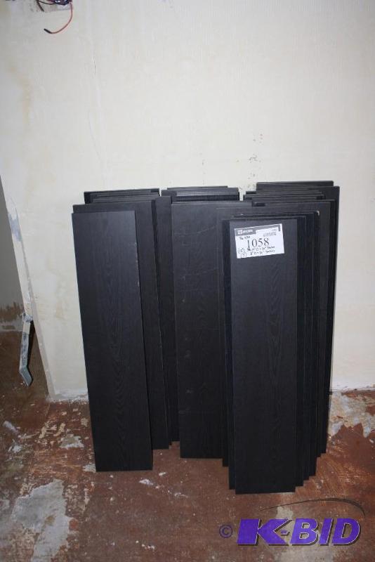 lot 1058 image: Black Shelves