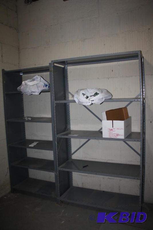 lot 1577 image: Metal Shelving Units