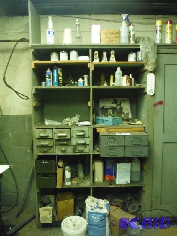 lot 1605 image: Bolts, Allen Keys, Nuts, And More Miscellaenous Hardware.