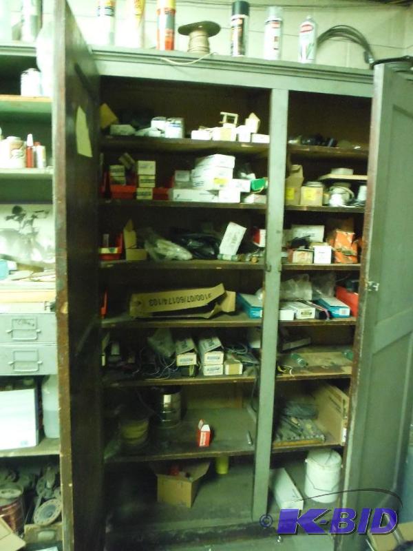 lot 1606 image: Plastic Bins, Miscellaneous Hardware, Electronic Ballasts, And More.