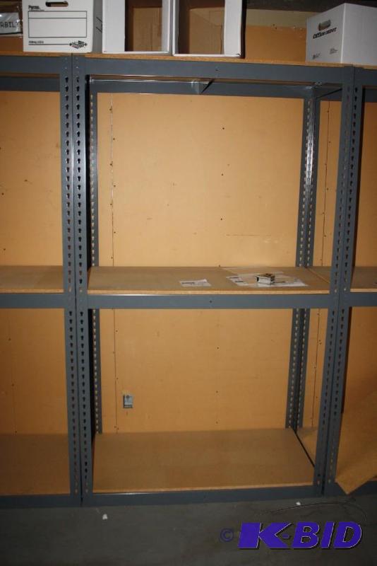 lot 1619 image: Metal Shelving Unit