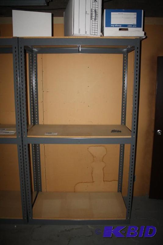 lot 1620 image: Metal Shelving Unit