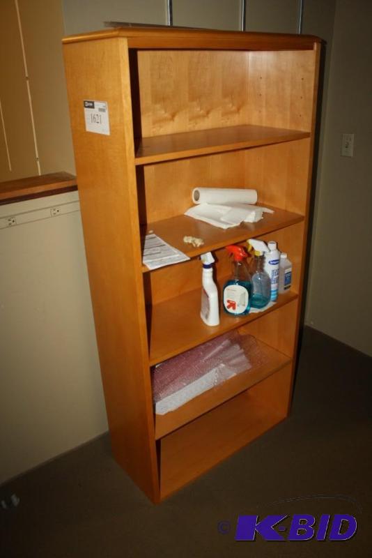 lot 1621 image: Wooden Shelving Unit