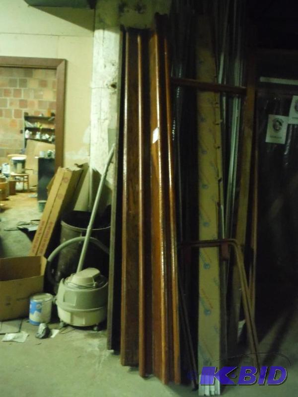 lot 1672 image: Stained Boards of Wood