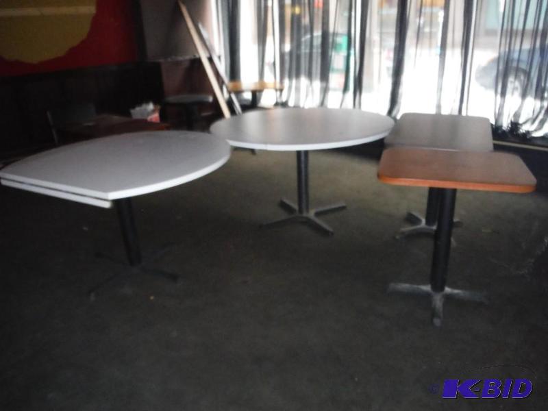 lot 1718 image: Lot of Miscellaneous Restaurant Tables