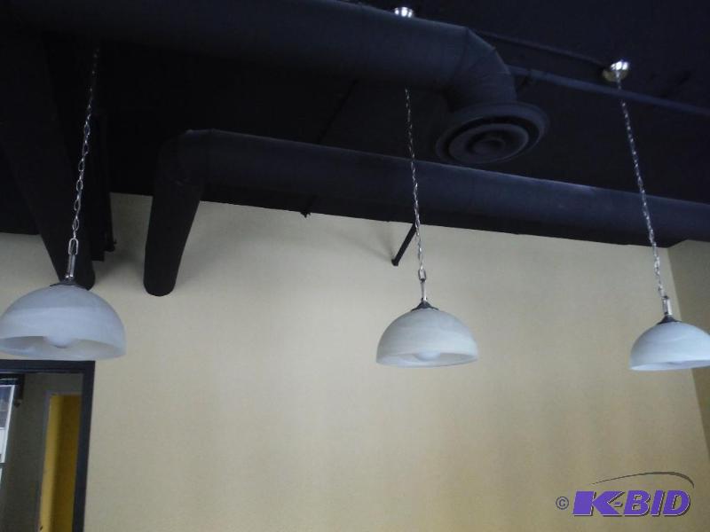 lot 1721 image: Decorative Hanging Light Fixtures