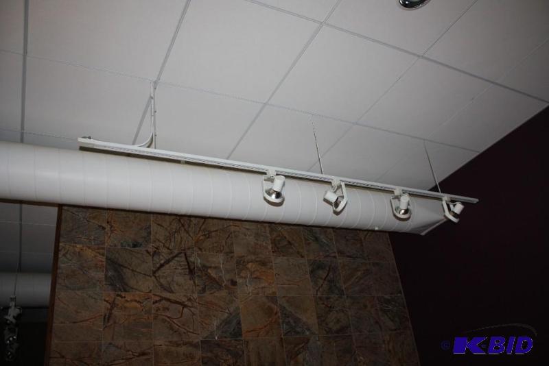 lot 1736 image: Lighting Lot Including Track Lighting & Track Lighting Fixtures.
