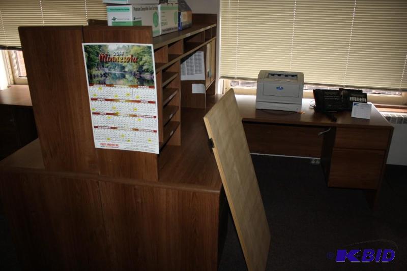 lot 1745 image: Desk Lot Including 2-Piece Desk Toner Cartridges,Brother HL5140 laser Printer And More.