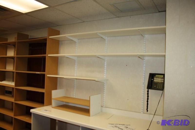 lot 1751 image: Room Lot- Only Includes Shelves & Cubby Storage Unit