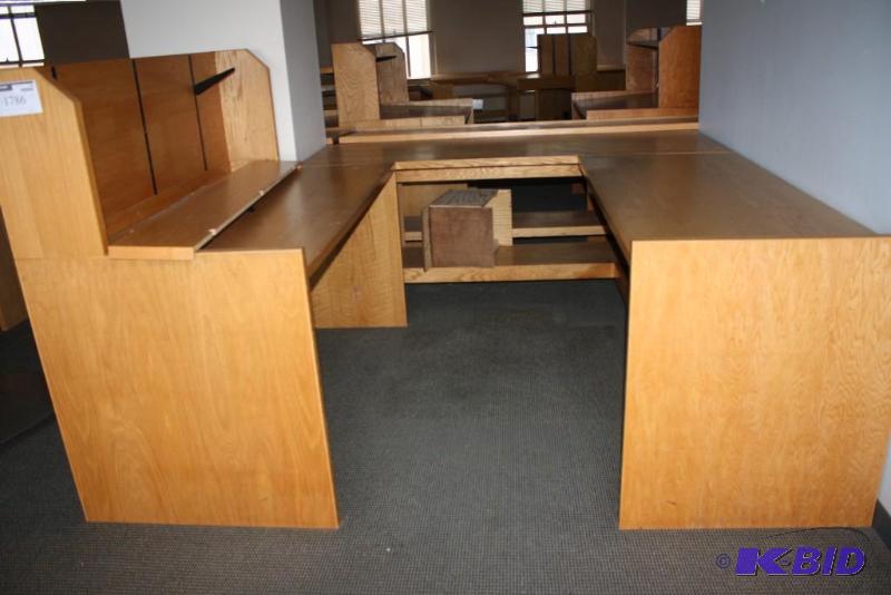 lot 1786 image: Drafting Tables Wooden Work tables
