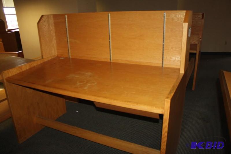 lot 1787 image: Drafting Tables Wooden Work tables