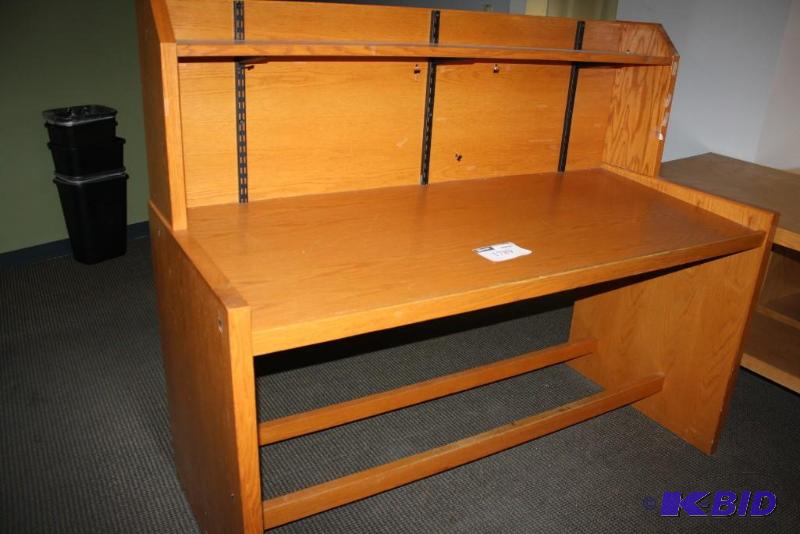 lot 1789 image: Drafting Tables Wooden Work tables