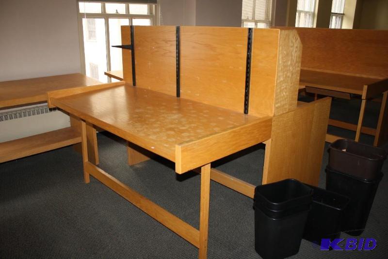 lot 1792 image: Drafting Tables Wooden Work tables