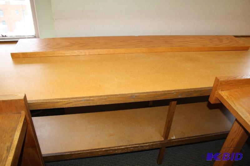 lot 1803 image: Drafting Tables Wooden Work tables