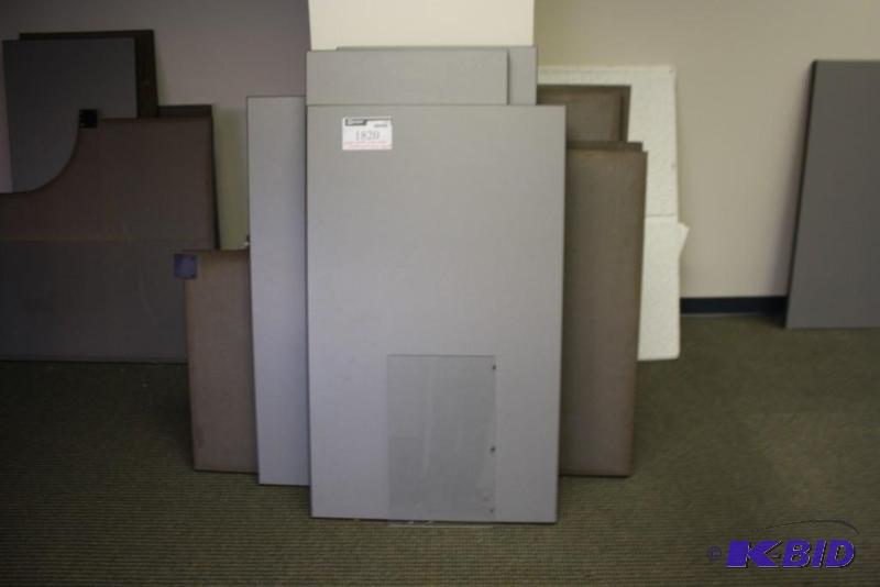 lot 1820 image: Cubicle Pieces Broken Down