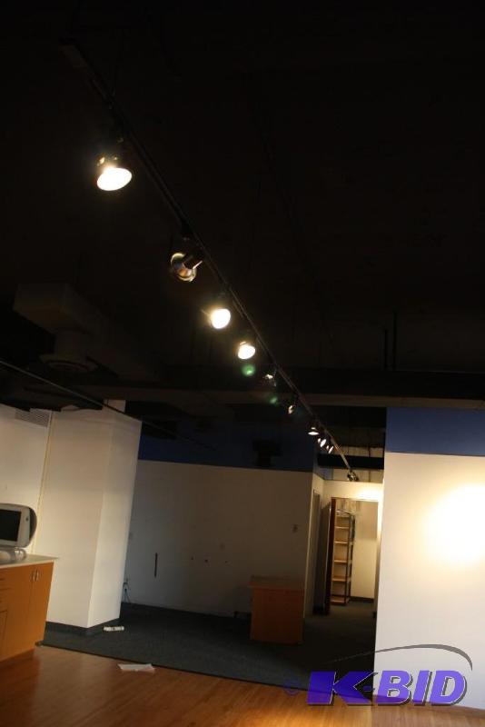 lot 1824 image: Lighting Lot Including Track Lighting & Track Lighting Fixtures.