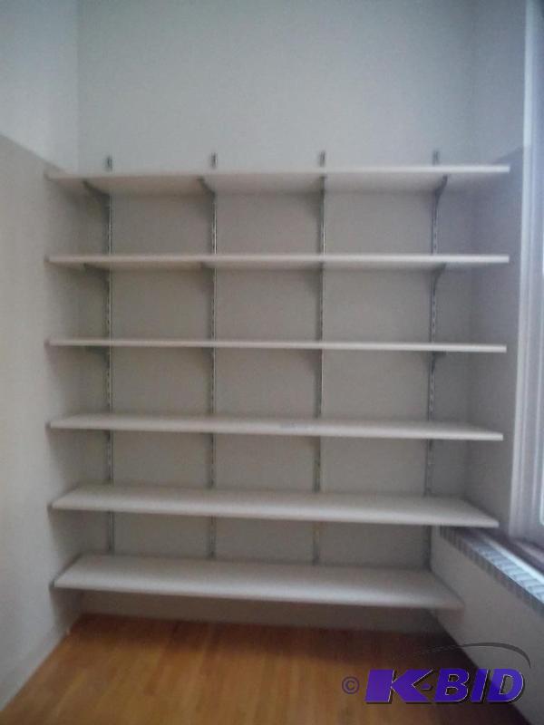 lot 1827 image: Wall-Mounted Shelving Unit