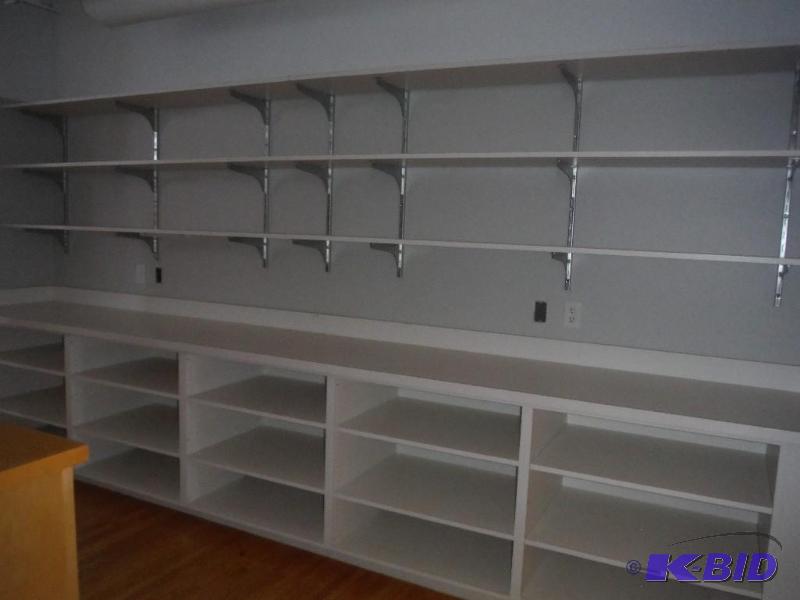 lot 1834 image: Wall Mounted Shelves & Shelving Cubby Unit