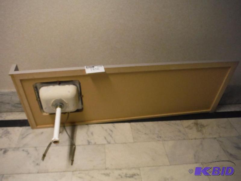 lot 1856 image: Countertop wStainless Steel Sink