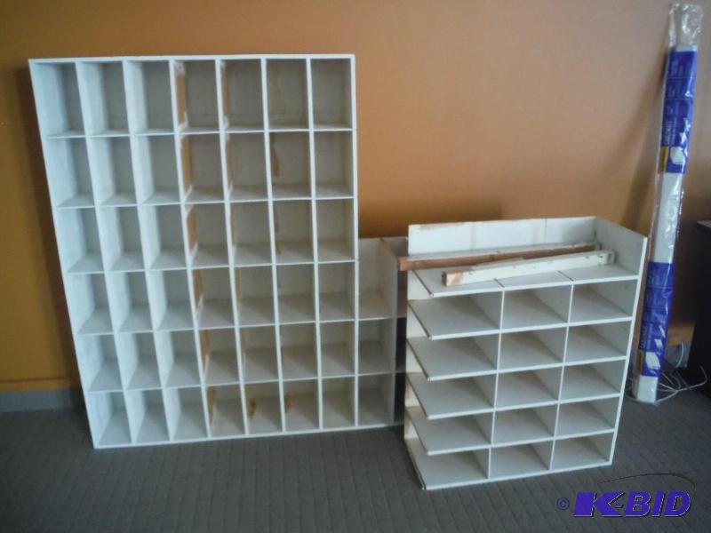 lot 1858 image: Sectional Shelving Units
