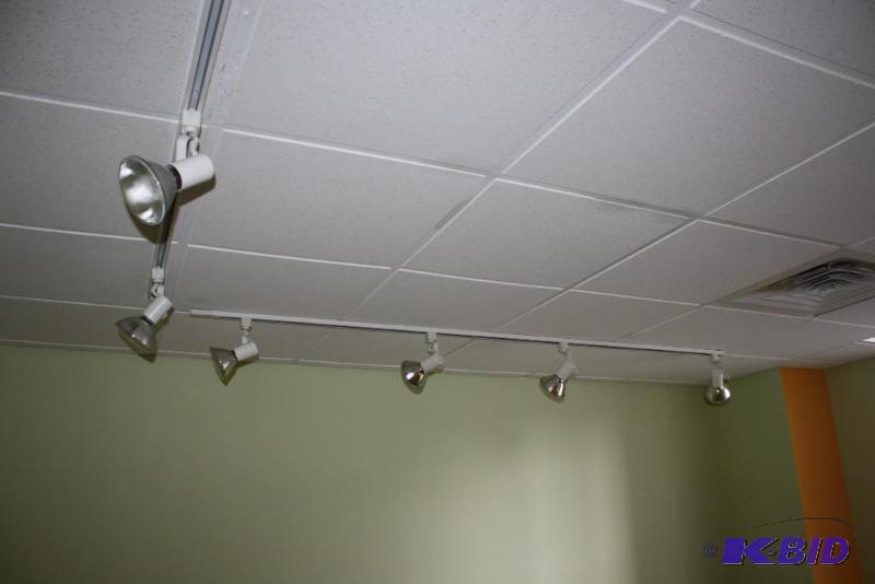 lot 1880 image: Lighting Lot Including Recessed Lighting, Track Lighting, & Track Lighting Fixtures.