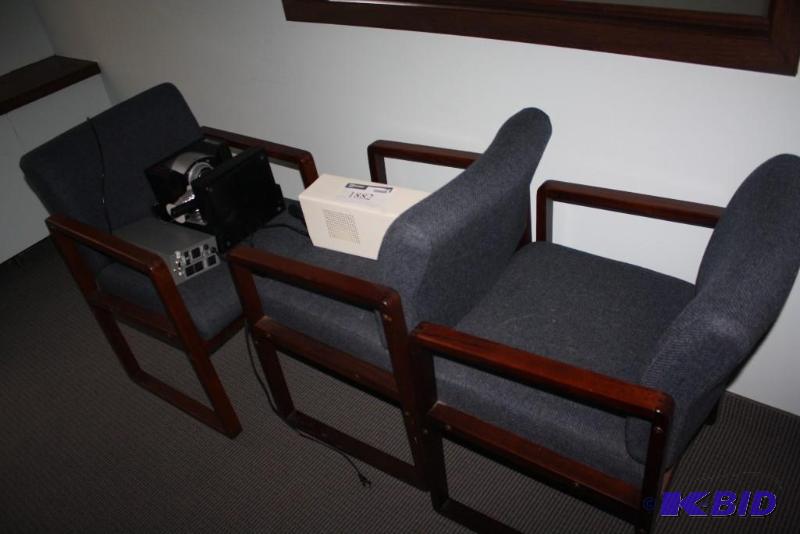 lot 1882 image: Office Lot Including Espresso Machine, Surge Protector, Office Chairs, And More.