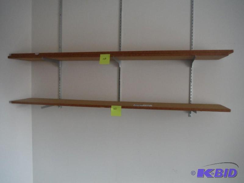 lot 1944 image: Wall-Mounted Shelving Unit Shelving Unit Mail-SorterCubby Organizer