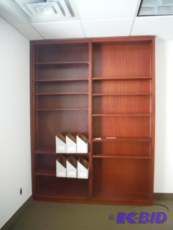 lot 1947 image: Wooden BookcaseShelving Unit