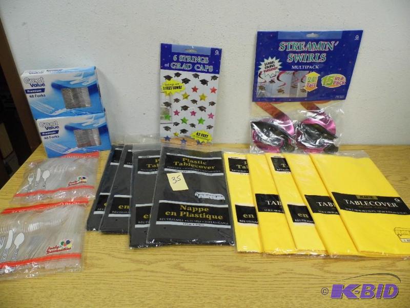 New Party and Graduation Items