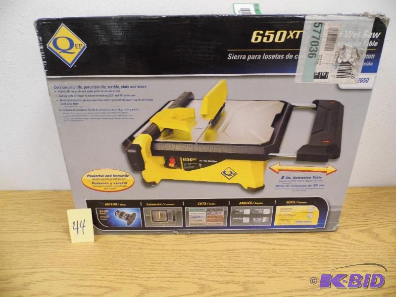Store Return - QEP Wet Tile Saw