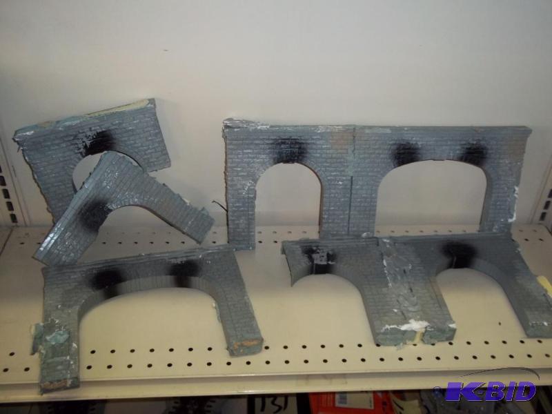 lot 136 image: Train bridge parts...