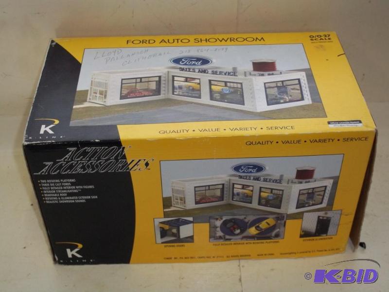 lot 14 image: Ford Auto Showroom...revolving sign Lionel -O...
