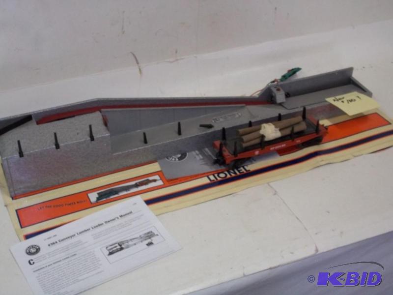 lot 15 image: log conveyor # 364 and flatcar...