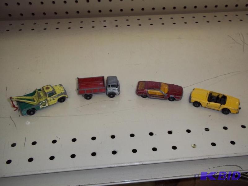 lot 163 image: 4 Vintage Matchbox Cars...