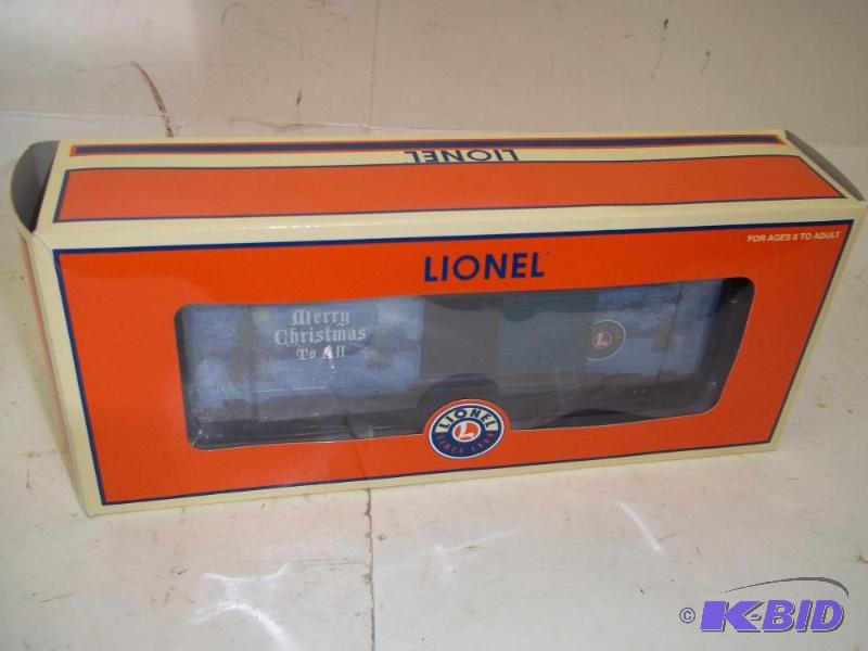 lot 20 image: Lionel 2007 Christmas Boxcar 6-25033 O Gauge...