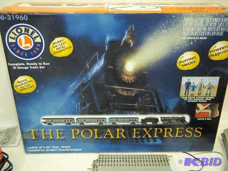 lot 8 image: Lionell The Polar Express Set in the box, O G...