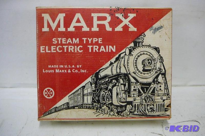 lot 1 image: Electric train set &nbspmarx&nbspsteam type...