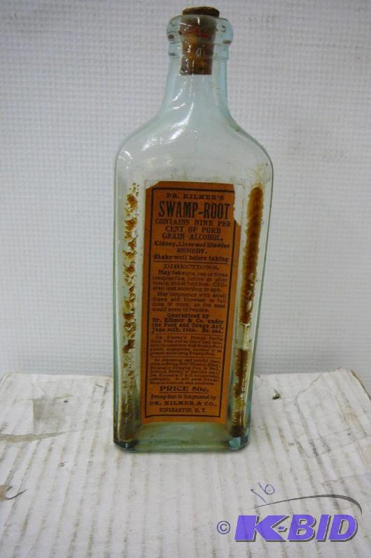 lot 15 image: Dr. Kilmers&nbspswamp-root jar...